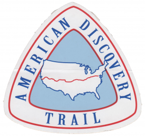 A patch displaying the original version of the ADT, with what is now the southern route.