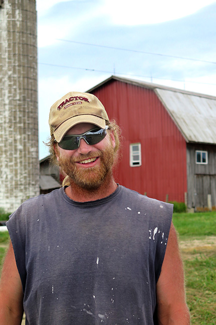 Zach Martin, owner of Red Frazier Bison Ranch in Greene County. Photo by Ron Eid
