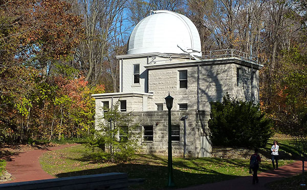 The Kirkwood Observatory is open 10 to 11:30 p.m. every Wednesday. | Photo courtesy of <a href="https://commons.wikimedia.org/wiki/File:IUB_-_Kirkwood_Observatory_-_P1100604.JPG" target="_blank">Vmenkov</a>