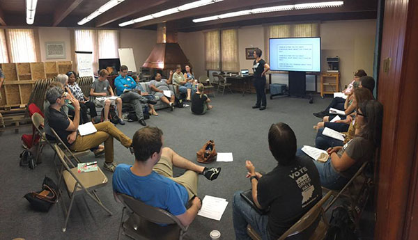 Hoosier Action hosts leadership-training sessions for their members. | Courtesy photo