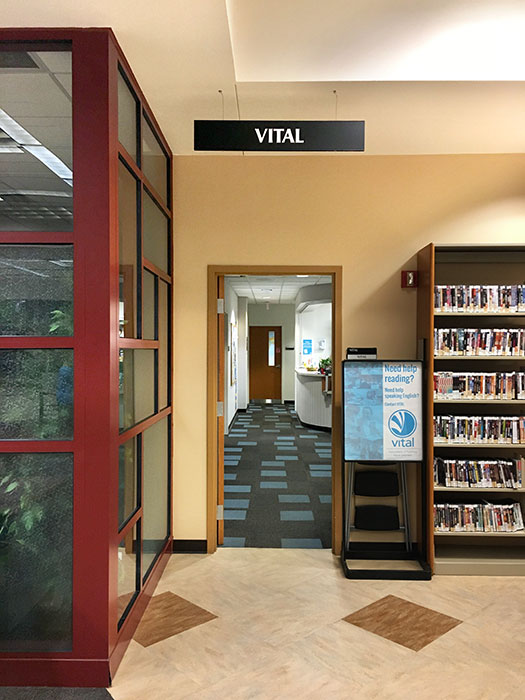 VITAL learners work with one-on-one tutors for 90 minutes a week at the MCPL. | Limestone Post