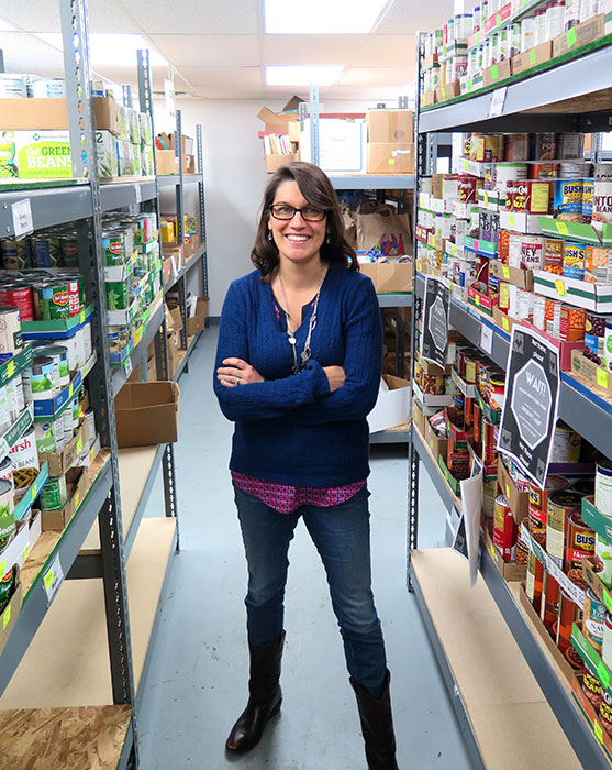 Erin Predmore, executive director of Monroe County United Ministries, agrees that food insecurity is "an issue of income." | Limestone Post