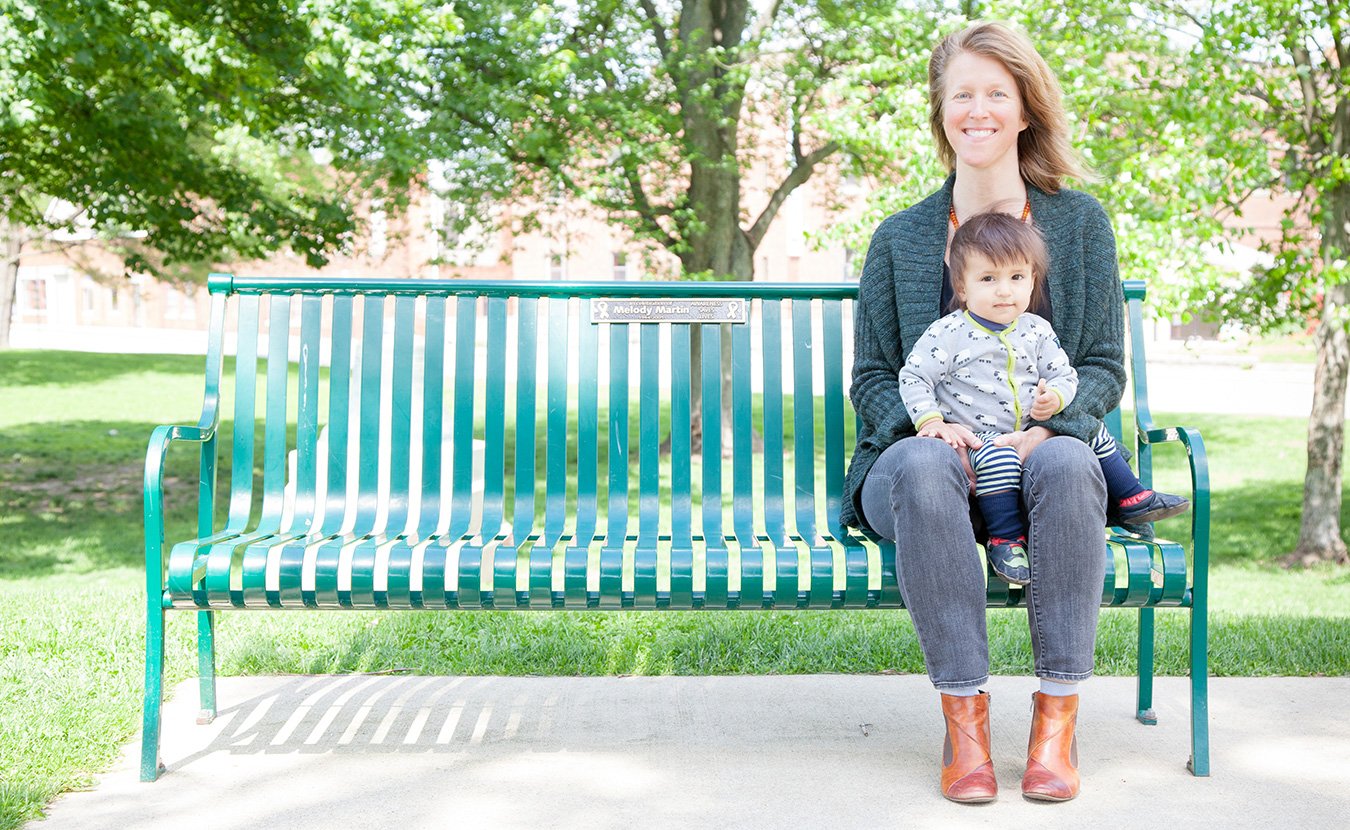 Julia Valliant, pictured here with her son Xavier Valliant, is a co-leader of the newly formed Bloomington Consumers for Birth Choices. | Courtesy photo