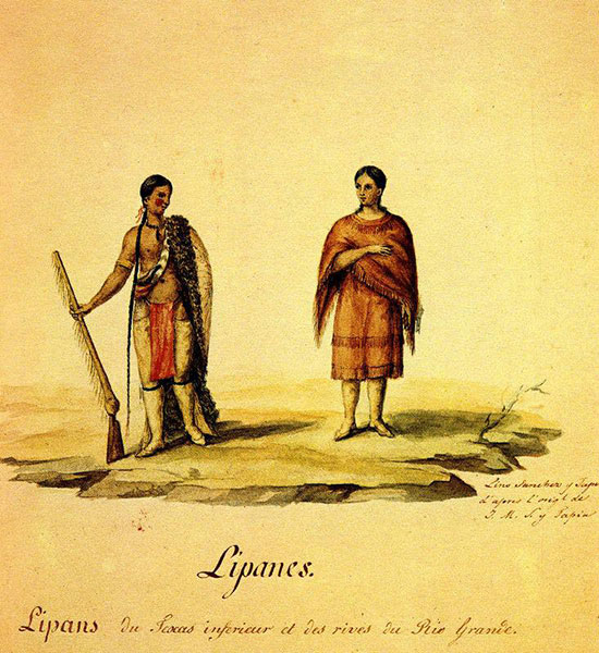 Martinez says, "All Native costumes portray stereotypical and incorrect versions of historic Native dress." | Painting by Lino Sanchez y Tapia, circa 1828