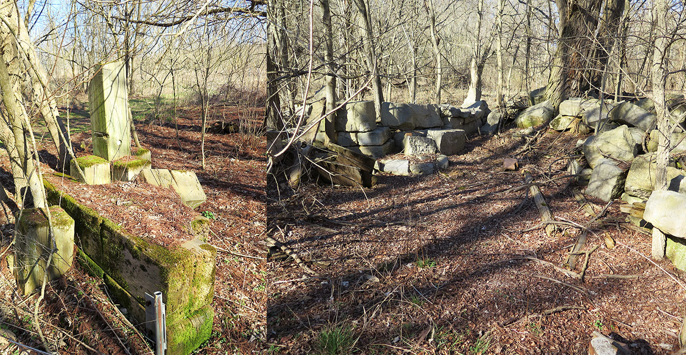 Manmade structures on STL properties, like these at Porter West, are usually left alone to decay naturally. | Limestone Post