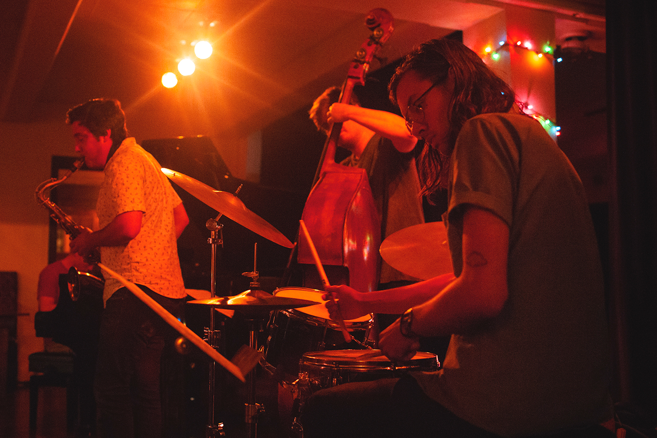 Drummer and C&R House Band leader Ben Lumsdaine Performs in July. | Photo by Chaz Mottinger