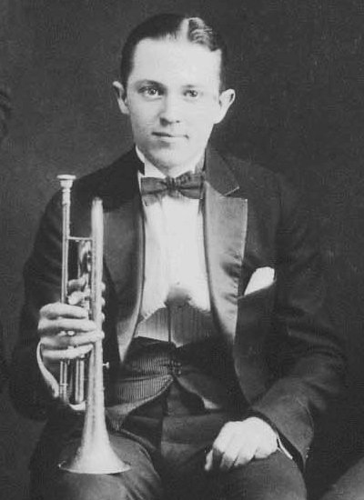 Bix Beiderbecke, a cornet player and co-namesake for Hoagy Bix, photographed in 1924. | Photo courtesy of Public Domain