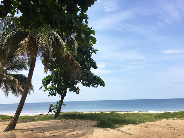 Lumley Beach in Freetown, Sierra Leone. | Photo by Daniel Bangura