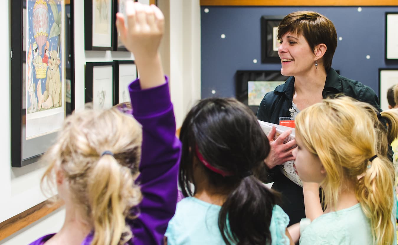 Cardinal Stage has developed many resources for kids to expand on their experience of seeing live theatre. Lisa Champelli (top), the Children’s Strategist for the Monroe County Public Library, creates learning opportunities for the Cardinal for Kids shows, including the upcoming production of 'The Musical Adventures of Flat Stanley.'