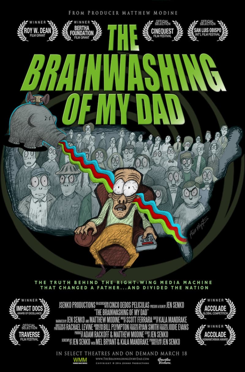 The film 'The Brainwashing of My Dad,' narrated by Senko and Matthew Modine, will be shown at the Truth Matters event on Saturday, October 19, at the Buskirk-Chumley Theater.