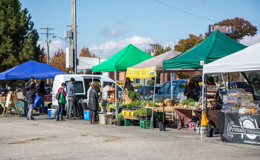 When Mayor John Hamilton closed the downtown Farmers’ Market for two weekends last summer, several vendors established the Eastside Farmers’ Market in the Bloomingfoods parking lot on East 3rd Street. Even after the downtown market reopened in August, vendors kept the east-side location open because they wanted an ‘all inclusive’ market. It continues to operate on Saturday mornings.