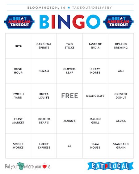 Bingo Card #1 | Kaye Lee Johnston