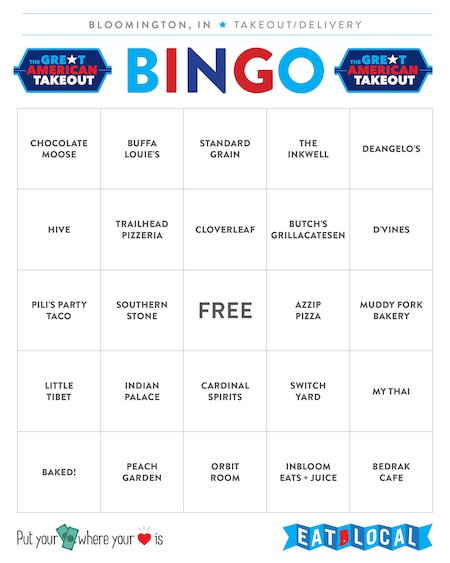 Bingo Card #3 | Kaye Lee Johnston