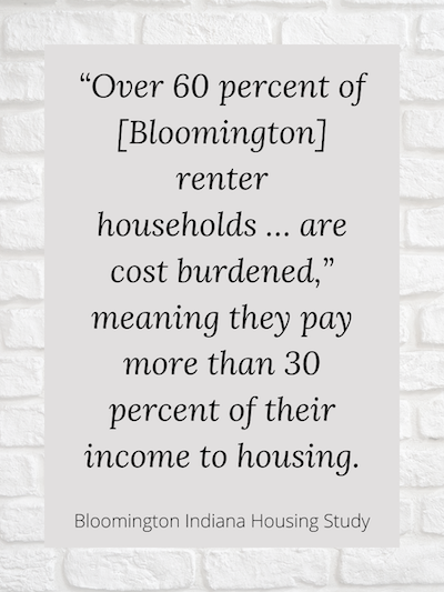 The Bloomington Housing Study was published in July 2020 by the City of Bloomington. | Image by Limestone Post