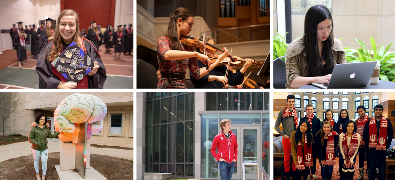 The other five students: (top row, l-r) Kendall Gibson, Emily Leung, Grace Liu; (bottom row, l-r) Kendall Riley, Aidan Whelan, and a group photo from 2016. Links to a profile of each student can be found at the end of the article. | Courtesy photos