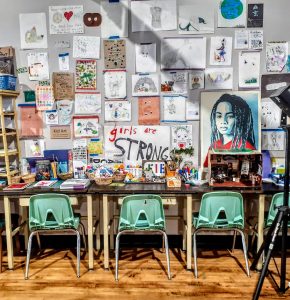 On Washington Street in Greencastle, Conspire: Contemporary Craft is a teen community center as well as a store that works with 130 local and regional craftspeople to sell handmade products. | Photo by Diane Walker